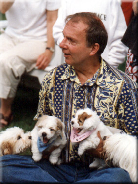 Grandpa Jim Luippold with Jazzman and Aurora