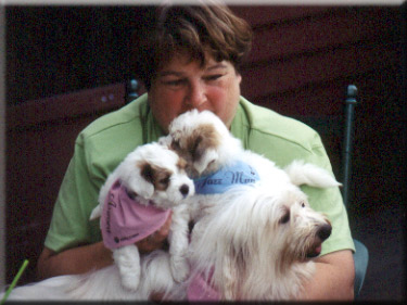 Cathy with Aurora and JAzzman